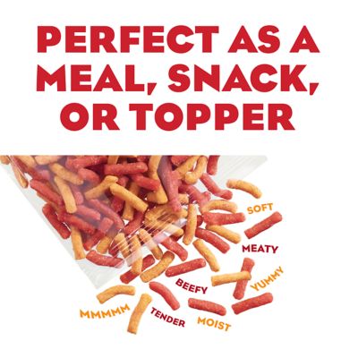 Image showing  Adult Burger with Cheddar Cheese Formula Dry Soft Dog Food Pouches