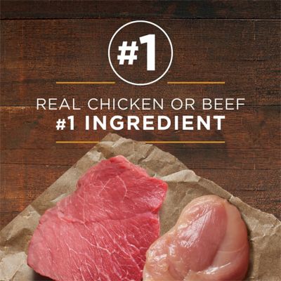 Image showing  Classic Ground Chicken and Brown Rice and Beef and Brown Rice Variety Pack Wet Dog Food, 13 oz., 6 pk.