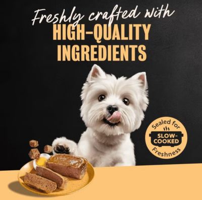 Image showing  Small Breed Adult Grilled Steak and Eggs Classic Loaf in Sauce Wet Dog Food, 3.5 oz.