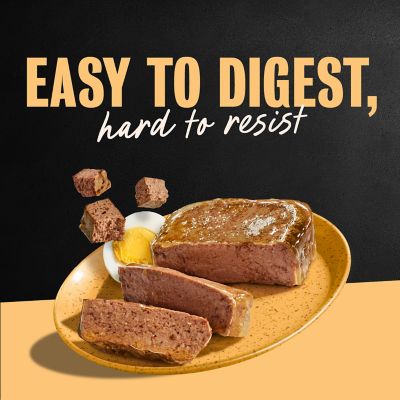 Image showing 8 th Cesar Adult Small Breed Grilled Steak and Eggs Classic Loaf in Sauce Wet Dog Food, 3.5 oz.