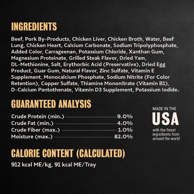 Image showing 9 th Cesar Adult Small Breed Grilled Steak and Eggs Classic Loaf in Sauce Wet Dog Food, 3.5 oz.