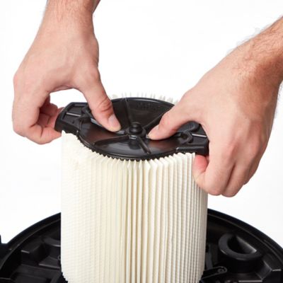 Image showing  Wet/Dry Shop Vacuum Replacement Cartridge Filters for Select CRAFTSMAN Vacs, 2-Pack