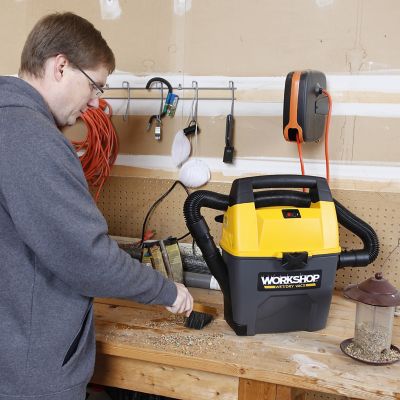 Image showing  3 gal. Corded 3.5 HP Portable Wet/Dry Vacuum Cleaner with Accessories