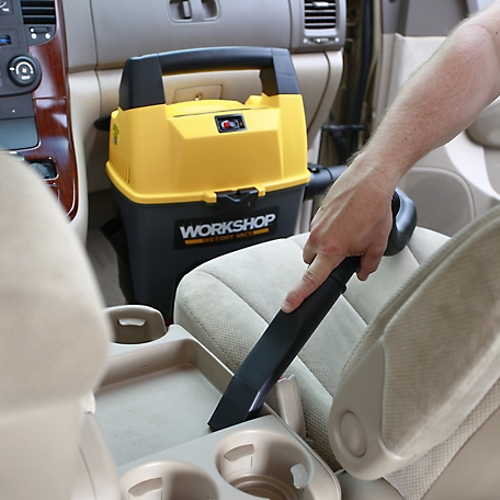 WORKSHOP WS0301VA 3-Gallon Portable Vacuum with Car Cleaning Kit