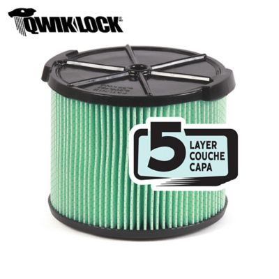 Image showing  Wet/Dry Vacs Vacuum Filter WS13045F, HEPA Media Filter for 3 to 4.5 gal Vacs
