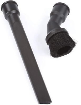 Image showing  Dual-Fit Crevice Tool and Dusting Brush Attachments for Wet/Dry Vacuums