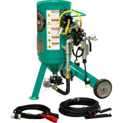 Pirate Brand 0.5 cu. ft. CPR Jr. Sandblaster Basic Package, Electric Controls
