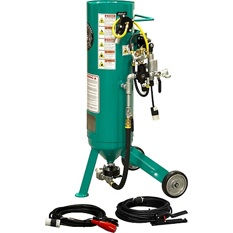 Pirate Brand 1.0 cu. ft. CPR Jr. Sandblaster Basic Package, Electric Controls