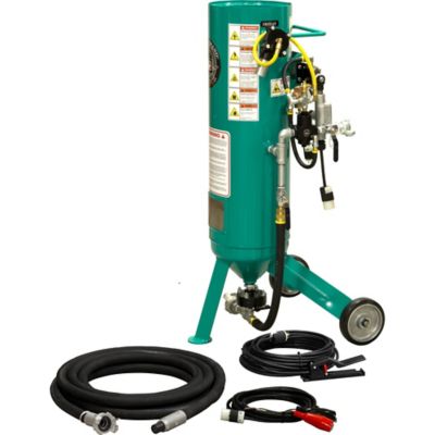 Pirate Brand 1.0 cu. ft. CPR Jr. Abrasive Sandblaster Bronze Package, Electric Controls