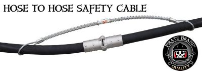 Image showing  Safety Connecting Cable, Hose To Equipment, Hose Size 1-1/2 in. To 3 in.