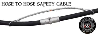 Image showing  Safety Connecting Cable, Hose To Hose, Hose Size 1-1/2 in. To 3 in.