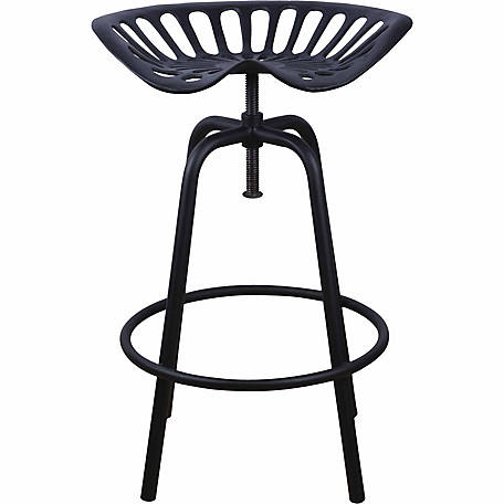 Design Tractor Seat Stool Black, Tractor Chair Bar Stools