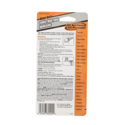 Image showing  2.5 oz. Heavy-Duty Construction Adhesive
