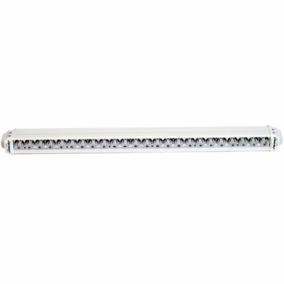 Lazer Star Lights 26 in. 3W Atlantis Single-Row 24-LED Spot Light Bar, White Marine Finish