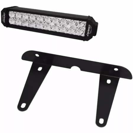 Lazer Star Lights Endeavor 12" 3W Dual Row LED Spot License Plate Light Bracket Kit Backup Lights