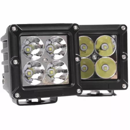 Lazer Star Lights PreRunner 4 in 5 Watt LED Cube Spot Light Kit Fog Lights