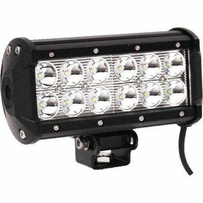 Lazer Star Lights 7 in. 3W PreRunner Double-Row 12-LED Spot Light Bar