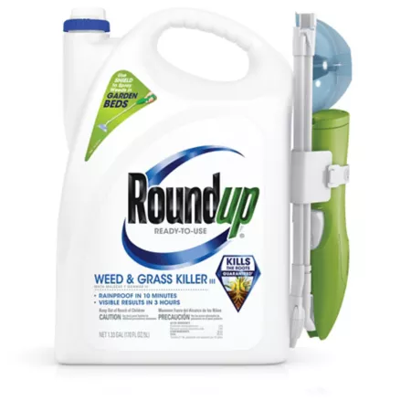 Roundup 1.33 gal Weed and Grass Killer III Ready to Use with Sure Shot Wand Grass & Weed Killers