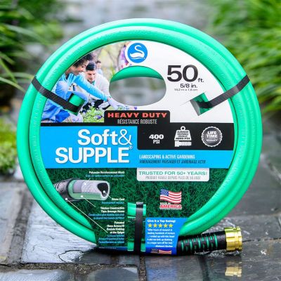 Image showing  5/8 in. x 50 ft. Soft&SUPPLE Heavy-Duty Garden Hose