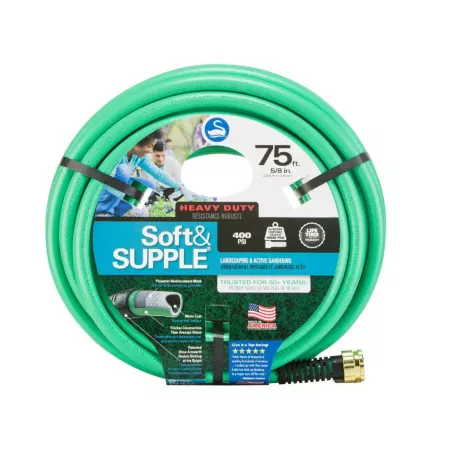 Swan Soft&SUPPLE 5/8 in x 75 ft Heavy Duty Garden Hose Garden Hoses