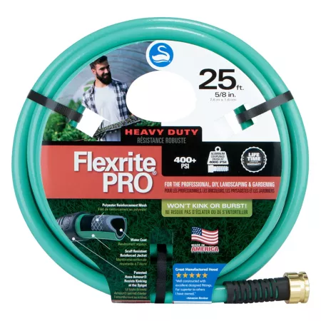 Swan FlexritePRO 5/8 in x 25 ft Heavy Duty Garden Hose Garden Hoses