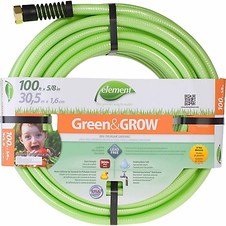 Element Green&GROW 5/8 in. x 100ft Medium-Duty Garden Hose, CELGG58100