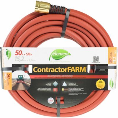 Element 5/8 in. x 50 ft. ContractorFARM Heavy-Duty Water Hose