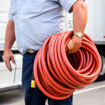 Image showing  5/8 in. x 50 ft. ContractorFARM Heavy-Duty Water Hose