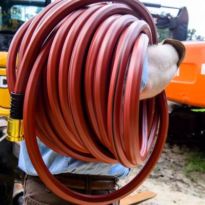 Image showing 6 th Element 5/8 in. x 50 ft. ContractorFARM Heavy-Duty Water Hose