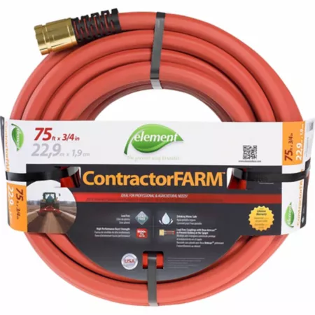 Element ContractorFARM Heavy Duty Water Hose 3/4 in x 75 ft. Garden Hoses