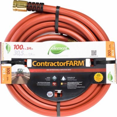 Element 3/4 in. x 100 ft. ContractorFARM Heavy-Duty Water Hose