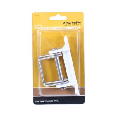 Image showing  Wood Post Polytape Electric Fencing Corner Insulator for All Polytape Up to 2 in. W, Black