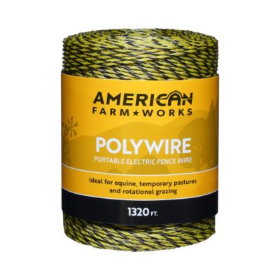ELECTRIC FENCE POLY WIRE 6 WIRE 1320' 