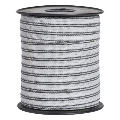 Image showing  656 ft. x 150 lb. Polytape Electric Fencing, White