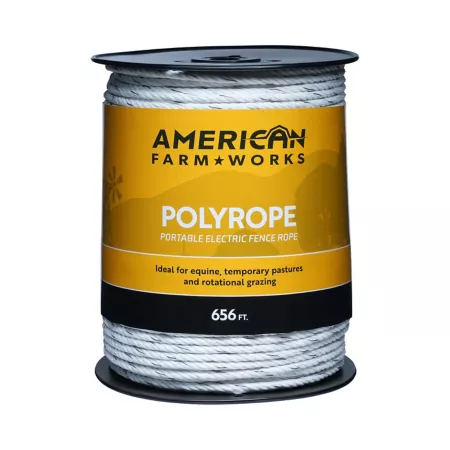 American Farm Works 656 ft x 820 lb Polycord Electric Fence Electric Fence Wire & Tape