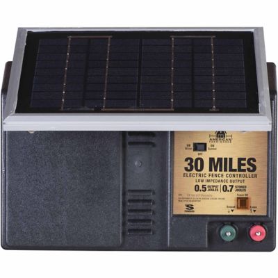 Amazon Com Zareba Sp10b Solar Powered Low Impedance 10 Miles Black Fence Controller Black Livestock Equipment Garden Outdoor