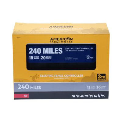 Image showing  15-Joule 240-Mile AC-Powered Low Impedance Electric Fence Charger