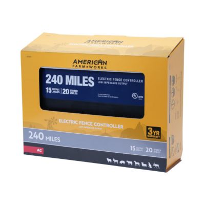 Image showing  15-Joule 240-Mile AC-Powered Low Impedance Electric Fence Charger