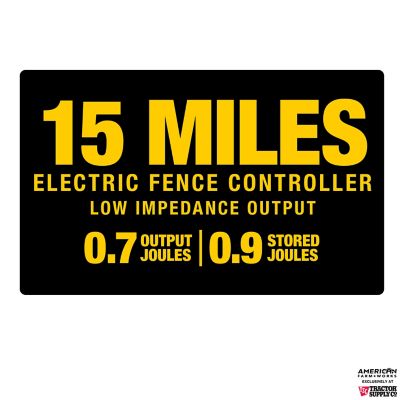 Image showing  0.7-Joule 15-Mile AC-Powered Low Impedance Electric Fence Charger