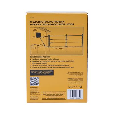 Image showing  0.1-Joule 5-Mile AC-Powered Low Impedance Electric Fence Charger, 6,000V Output Voltage