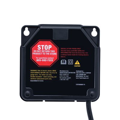 Image showing  0.1-Joule 5-Mile AC-Powered Low Impedance Electric Fence Charger, 6,000V Output Voltage
