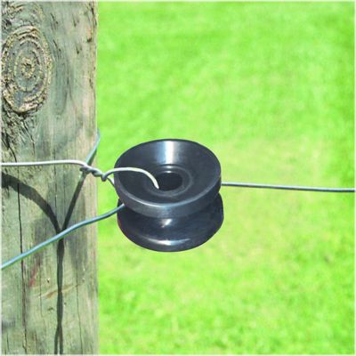 Image showing  High Strain Corner and End Insulators, Black, 10-Pack