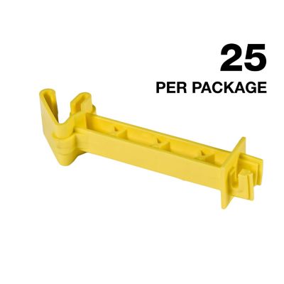 American Farmworks Yellow Snap On 5 In Extender T Post Insulators Compatible With 1 25 1 33 In T Posts Pack Of 25 It5xy Afw At Tractor Supply Co