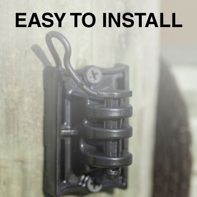 Image showing  Pinlock Wood and T-Post Insulators for 1.25 and 1.33 in. T-Posts, Black, 25-Pack