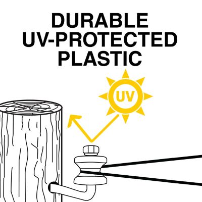 Image showing  Wood Post Corner Extension Insulators, Black, 4 pk.