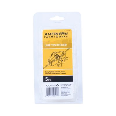 Image showing  Electric Fence Line Tighteners for Up to 9 ga. Wire and 1/2 in. Polytape, 5 pk.