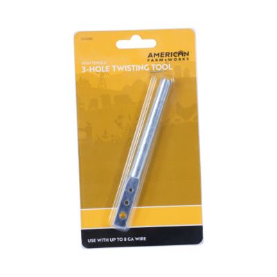 Image showing  3-Hole High-Tensile Wire Twisting Tool for Up to 8 Gauge Wire