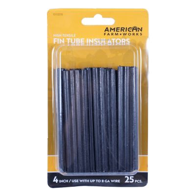 Image showing  4 in. Fin Tube Insulators, Black, 25-Pack, HTFT25-AFW