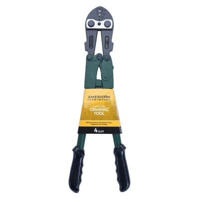 Image showing  4-Slot Wire Crimping Tool for Sleeves Designed for 9 to 15-1/2 Wire Gauges