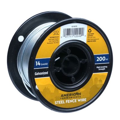 14 Gauge Wire, Smooth, Galvanized, 100 lb Coil - Whitehead